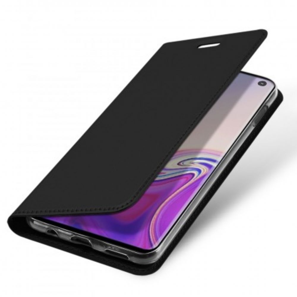 Bescherming Hoesje voor Samsung Galaxy S10e Folio-hoesje Eerste Klas Serie