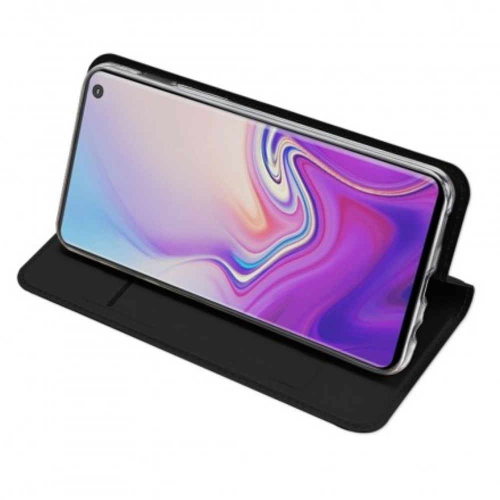 Bescherming Hoesje voor Samsung Galaxy S10e Folio-hoesje Eerste Klas Serie