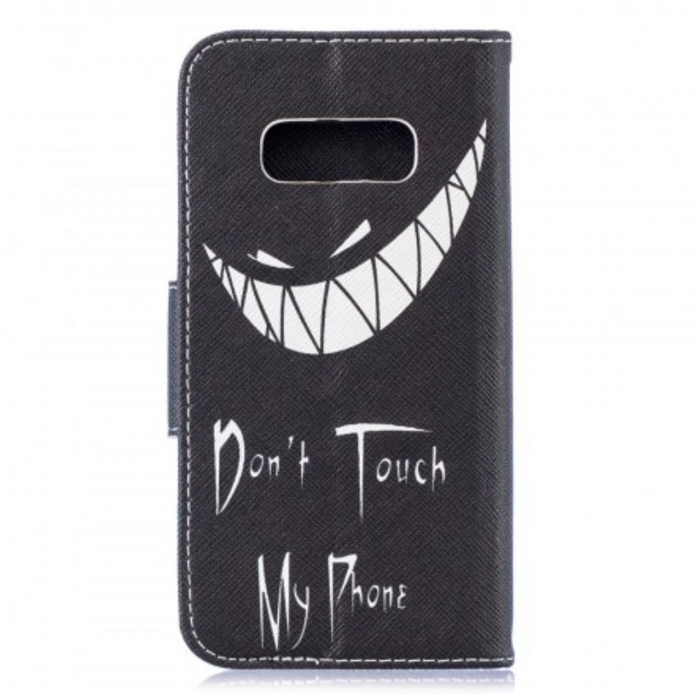 Flip Case voor Samsung Galaxy S10e Duivelstelefoon