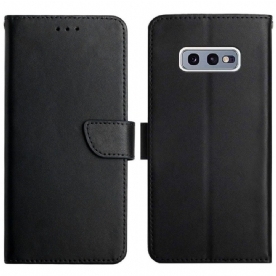 Flip Case voor Samsung Galaxy S10e Echt Nappaleer