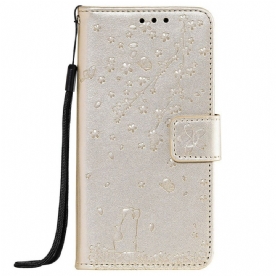 Flip Case voor Samsung Galaxy S10e Met Ketting Band Mijmering