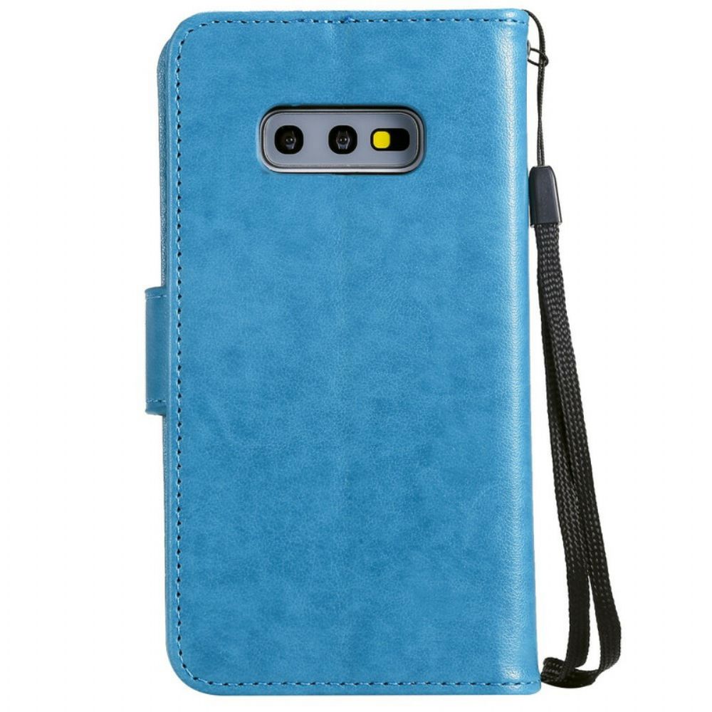 Flip Case voor Samsung Galaxy S10e Met Ketting Band Mijmering