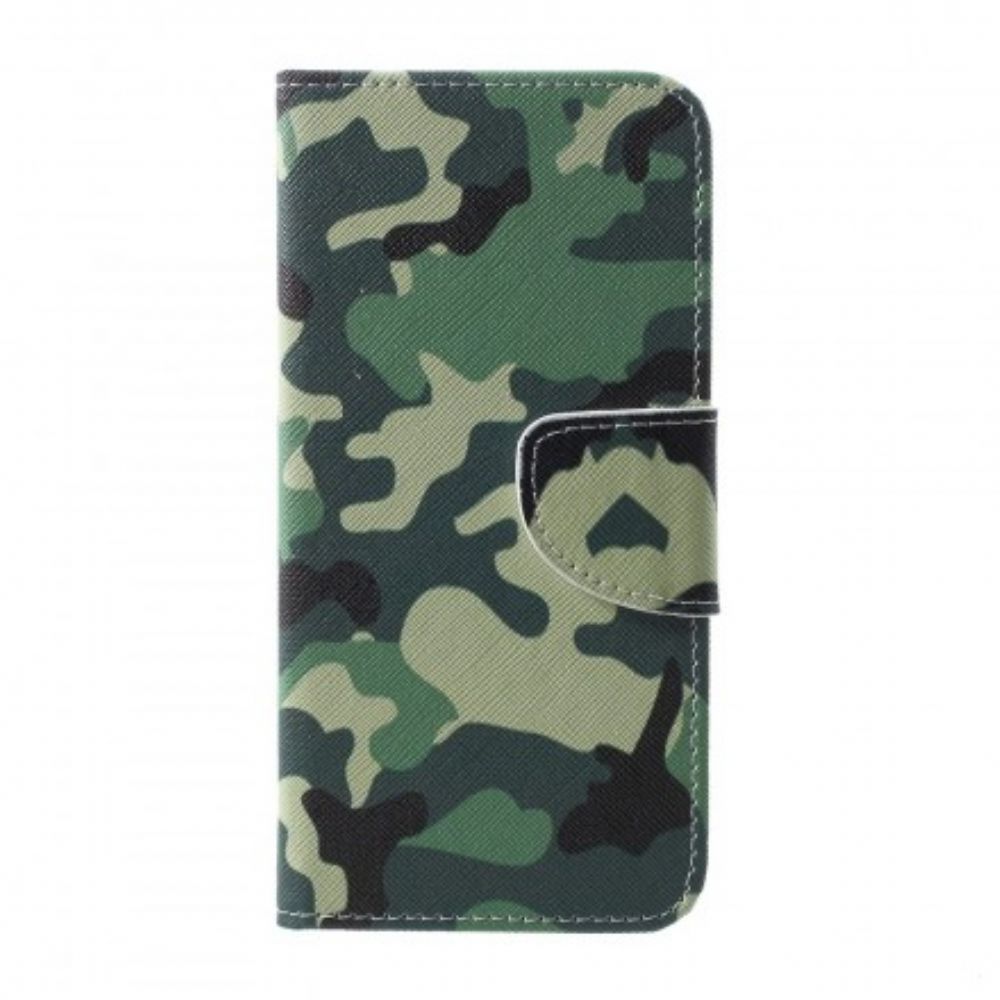 Folio-hoesje voor Samsung Galaxy S10e Militaire Camouflage