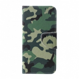 Folio-hoesje voor Samsung Galaxy S10e Militaire Camouflage