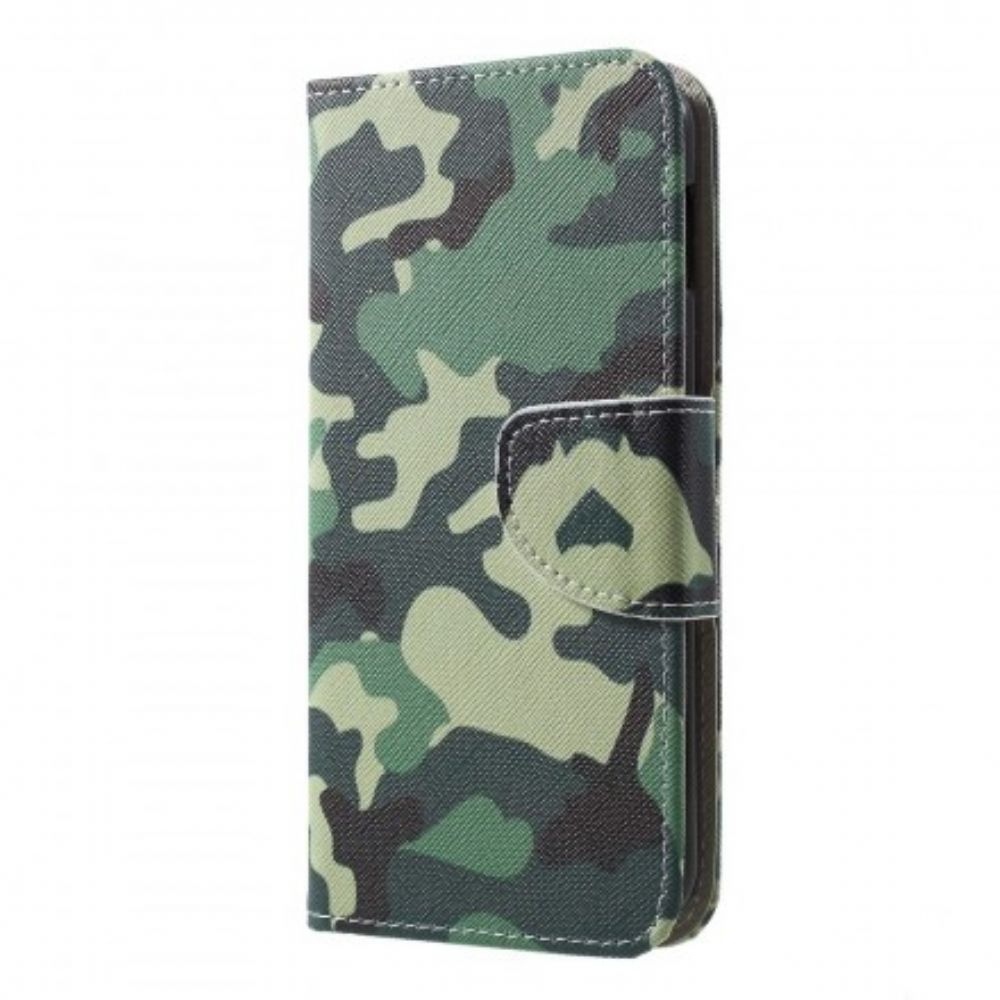 Folio-hoesje voor Samsung Galaxy S10e Militaire Camouflage