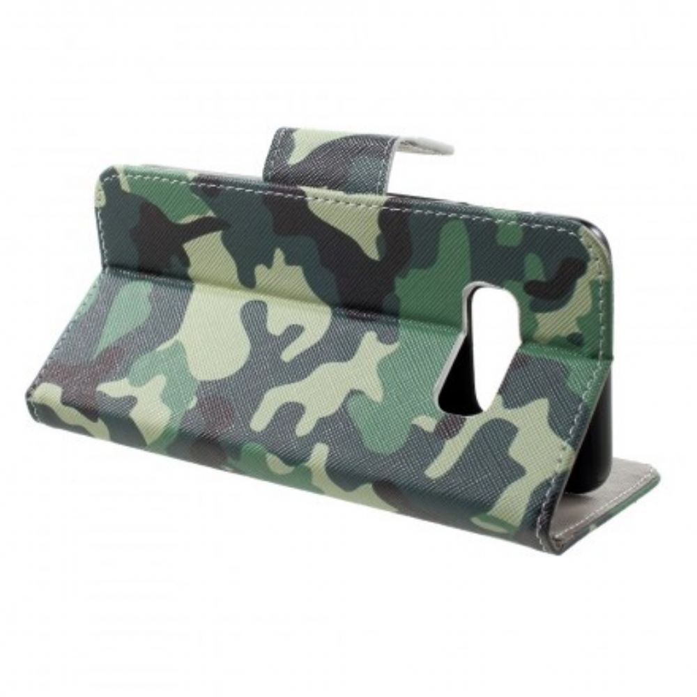 Folio-hoesje voor Samsung Galaxy S10e Militaire Camouflage