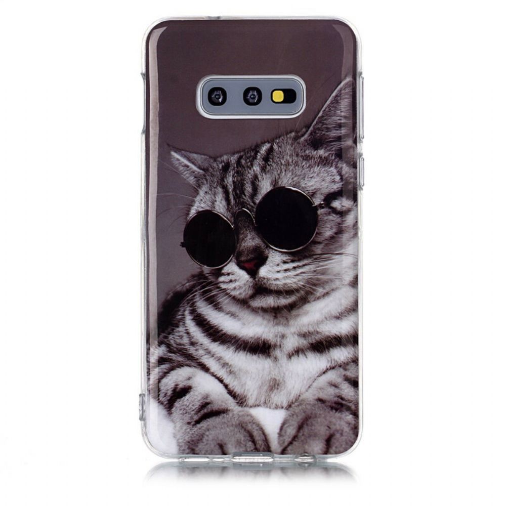 Hoesje voor Samsung Galaxy S10e Kat Wees Cool