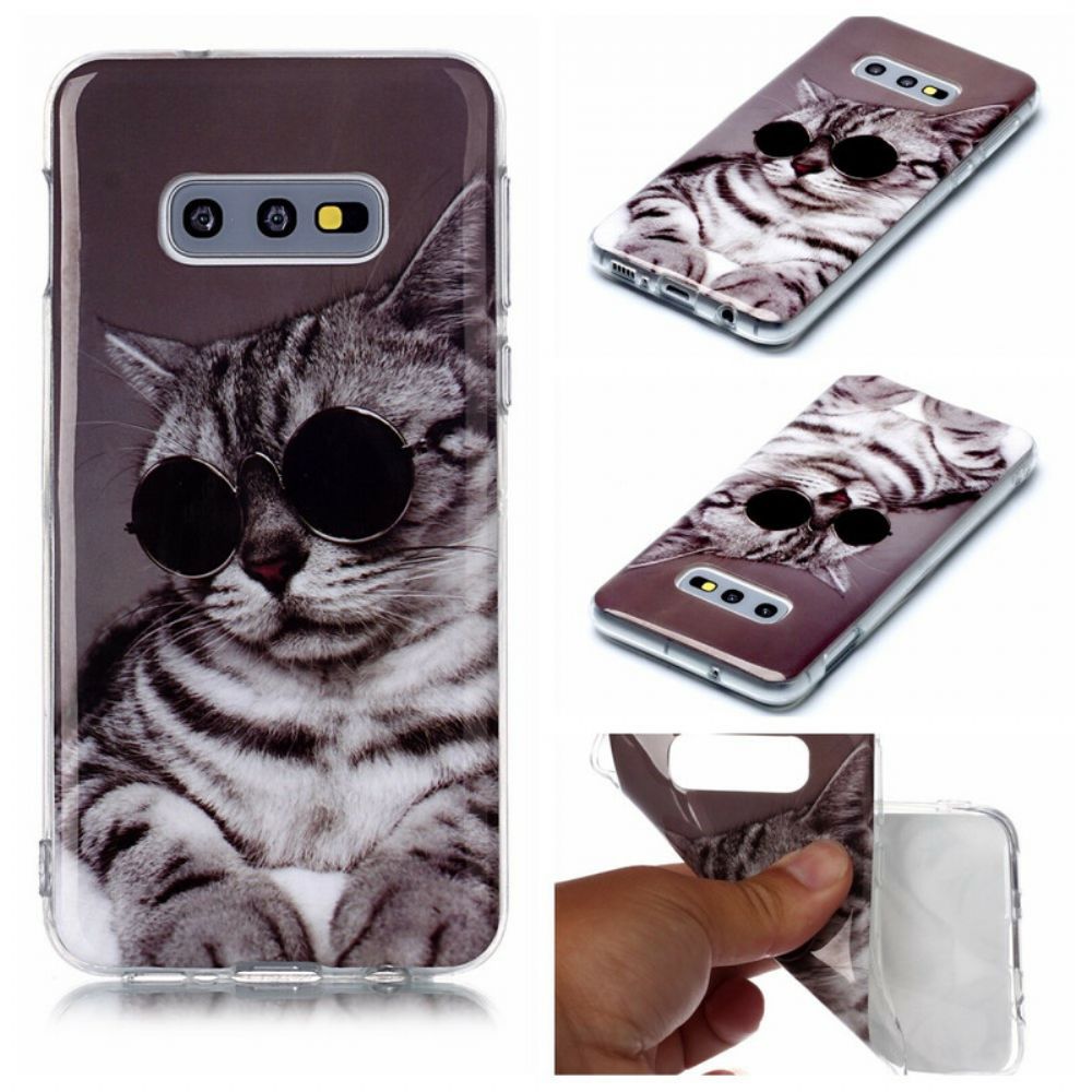 Hoesje voor Samsung Galaxy S10e Kat Wees Cool