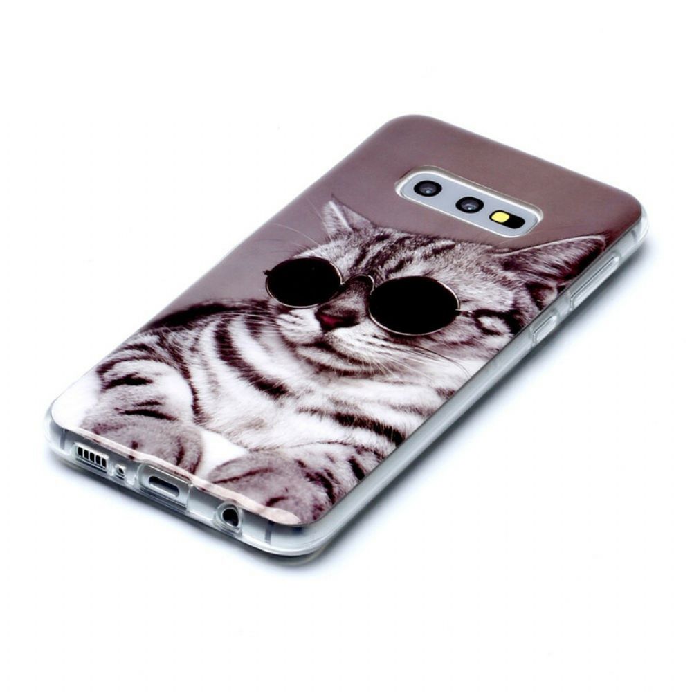 Hoesje voor Samsung Galaxy S10e Kat Wees Cool