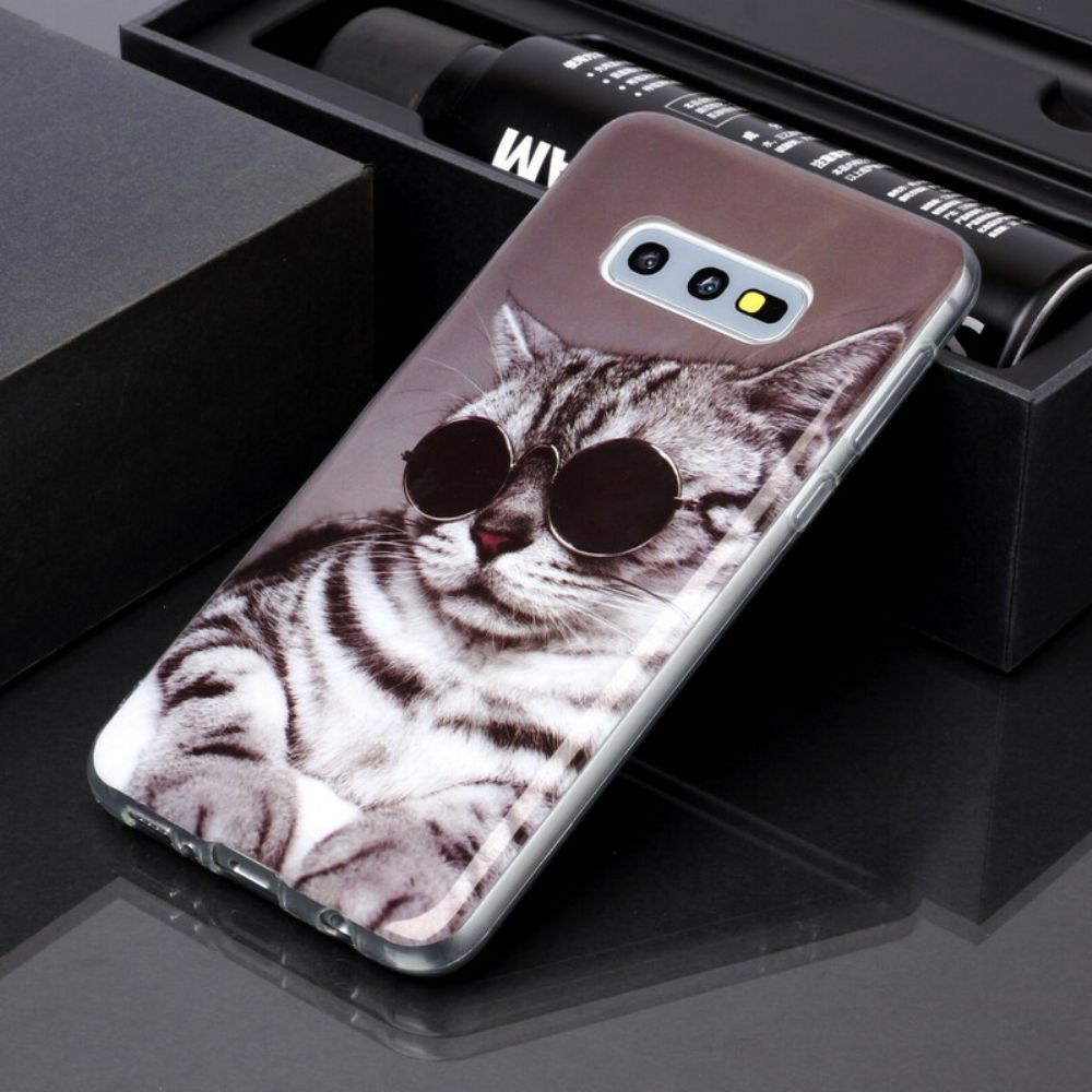 Hoesje voor Samsung Galaxy S10e Kat Wees Cool