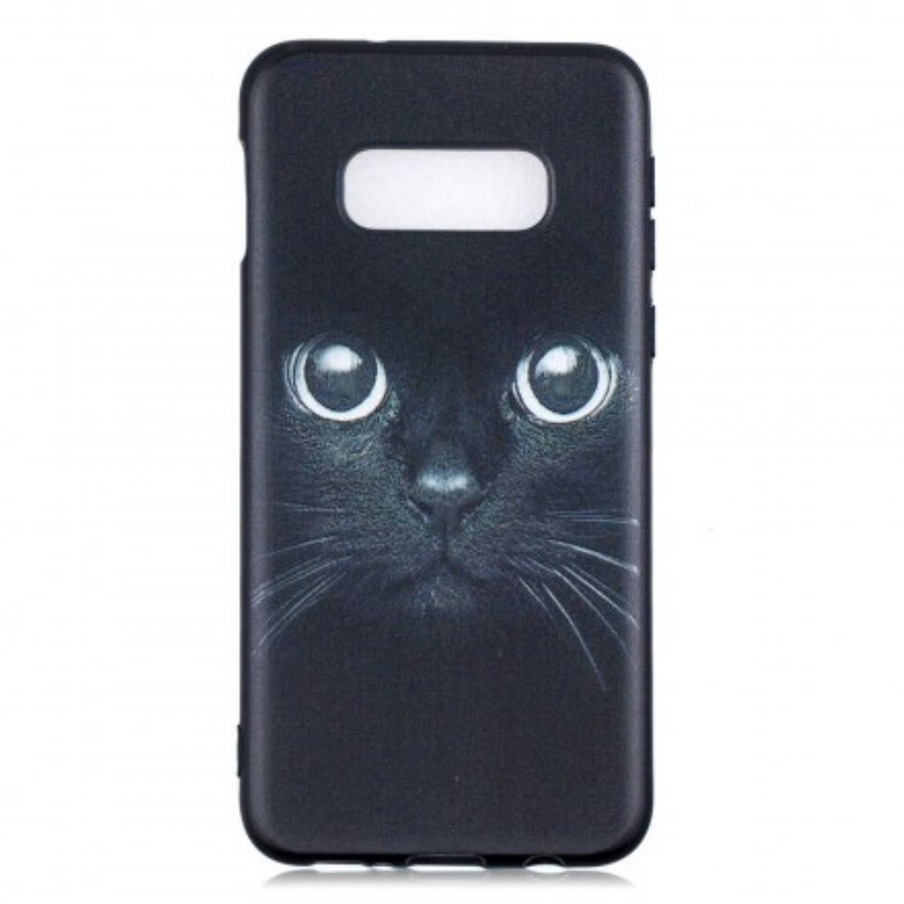 Hoesje voor Samsung Galaxy S10e Kattenogen