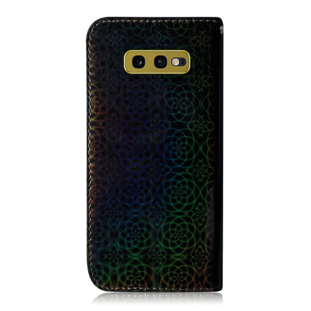 Leren Hoesje voor Samsung Galaxy S10e Pure Kleur