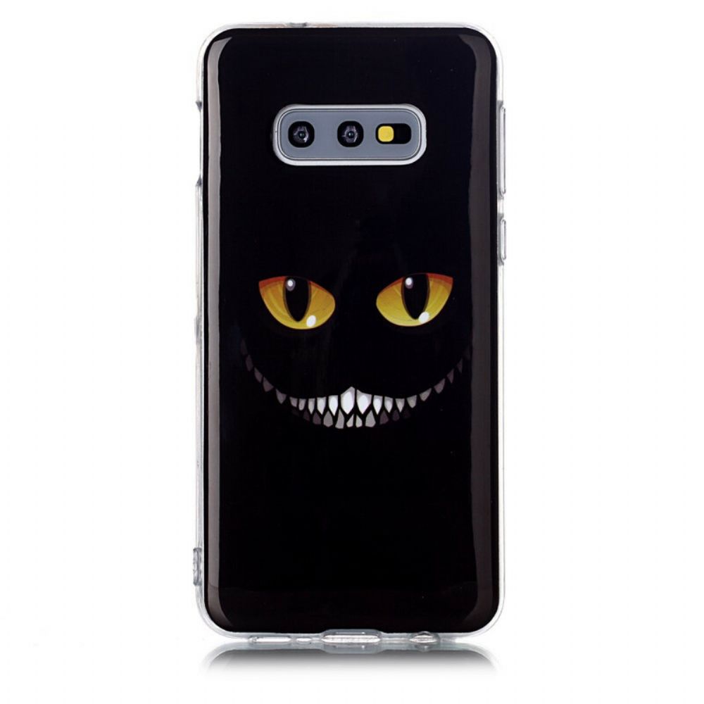 Telefoonhoesje voor Samsung Galaxy S10e Duivelskat