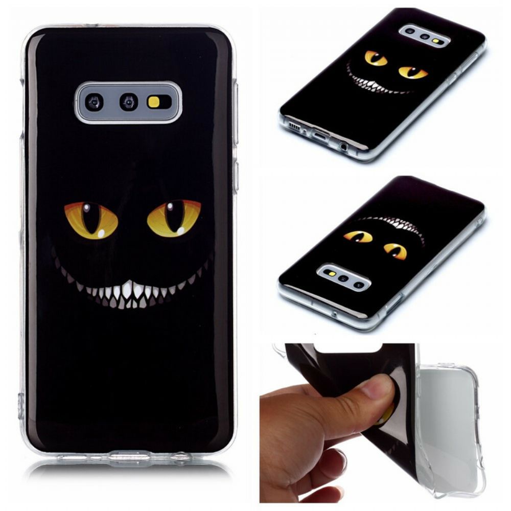 Telefoonhoesje voor Samsung Galaxy S10e Duivelskat