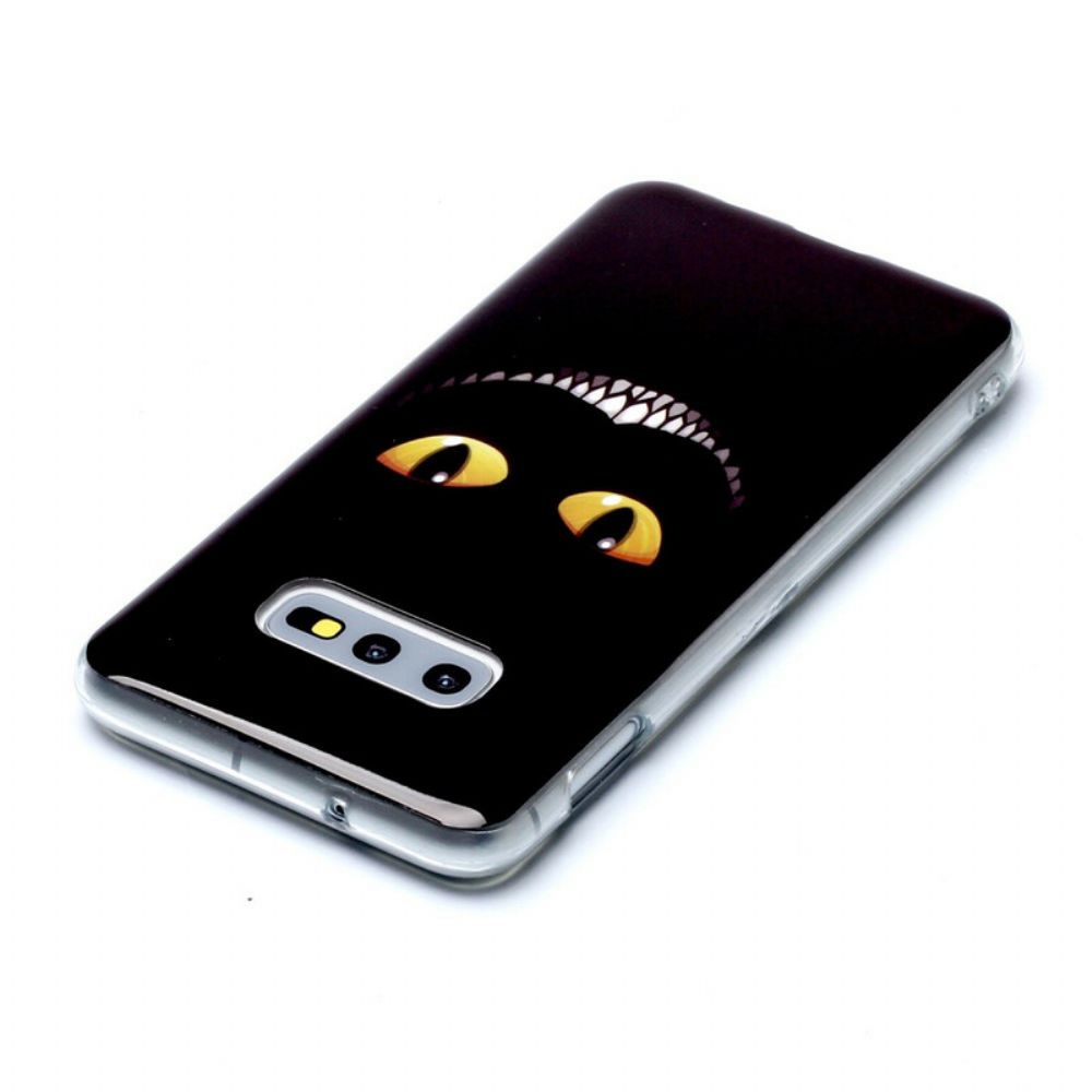 Telefoonhoesje voor Samsung Galaxy S10e Duivelskat