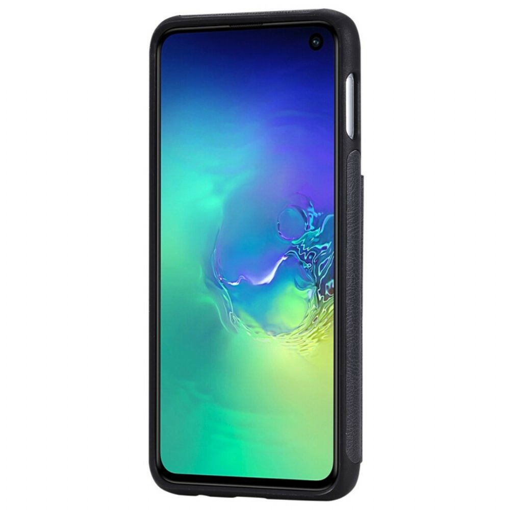 Telefoonhoesje voor Samsung Galaxy S10e Portemonnee Leren Handsfree Ondersteuning Portemonnee