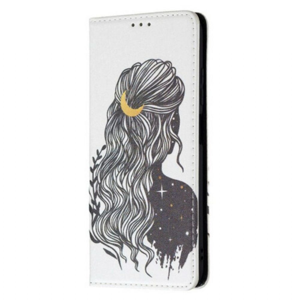 Bescherming Hoesje voor Poco M3 Pro 5G Folio-hoesje Mooi Haar