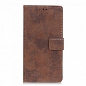 Folio-hoesje voor Poco M3 Pro 5G Vintage Leereffect