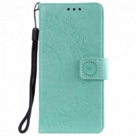 Folio-hoesje voor Poco M3 Pro 5G Zon Mandala