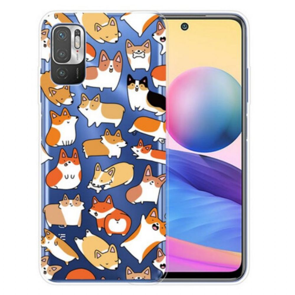 Hoesje voor Poco M3 Pro 5G Meerdere Honden