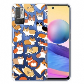 Hoesje voor Poco M3 Pro 5G Meerdere Honden