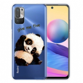 Hoesje voor Poco M3 Pro 5G Panda Geef Me Vijf