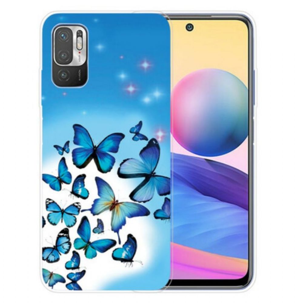 Hoesje voor Poco M3 Pro 5G Vlinders Vlinders