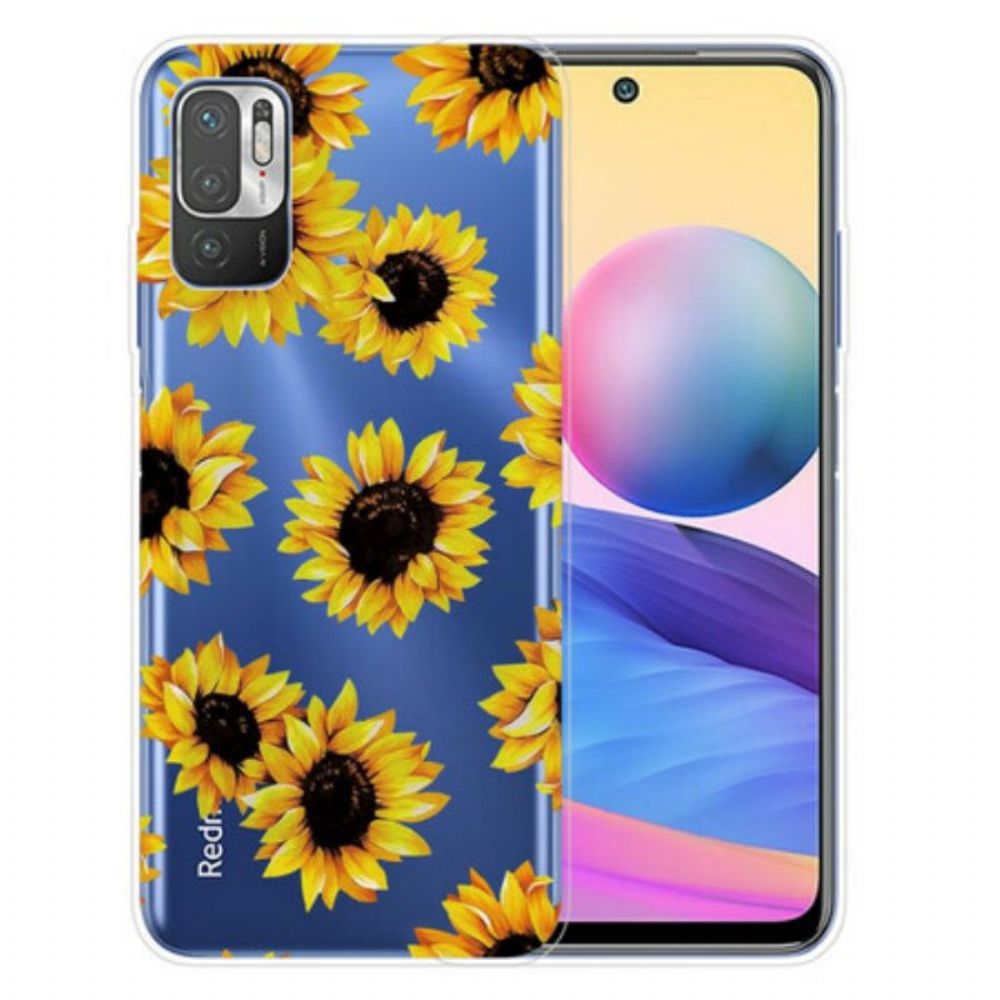 Hoesje voor Poco M3 Pro 5G Zonnebloemen