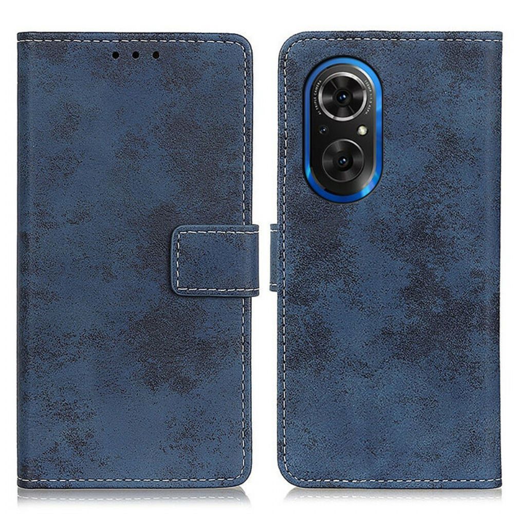 Folio-hoesje voor Honor 50 SE Vintage Leereffect