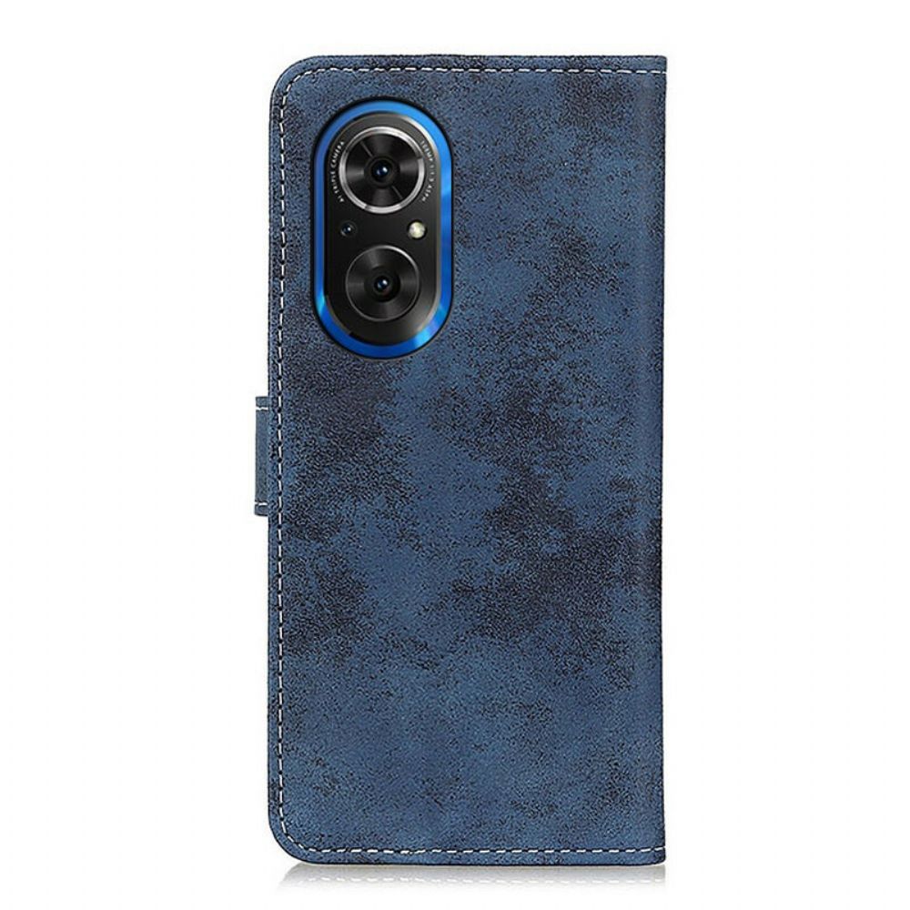 Folio-hoesje voor Honor 50 SE Vintage Leereffect