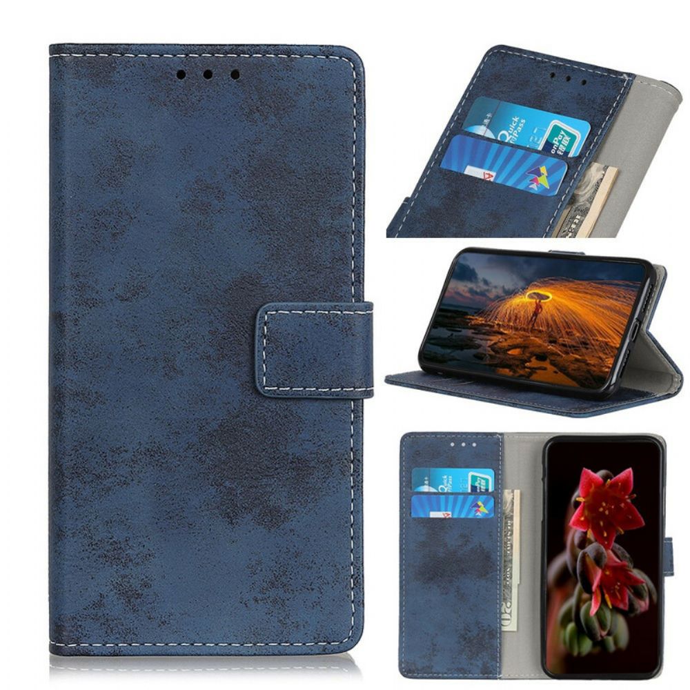 Folio-hoesje voor Honor 50 SE Vintage Leereffect