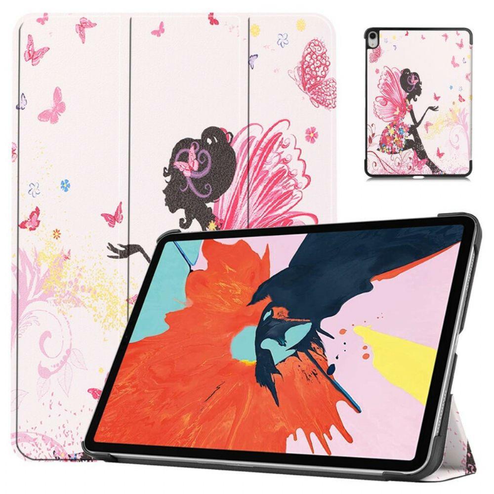 Bescherming Hoesje voor iPad Air (2022) Bloemen Fairy Faux Leather