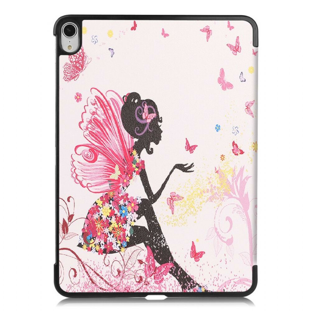 Bescherming Hoesje voor iPad Air (2022) Bloemen Fairy Faux Leather