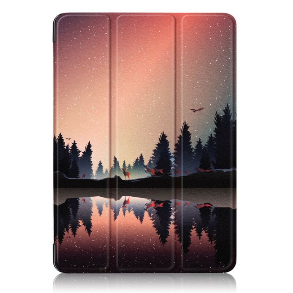 Bescherming Hoesje voor iPad Air (2022) Uilen Leuk Bos