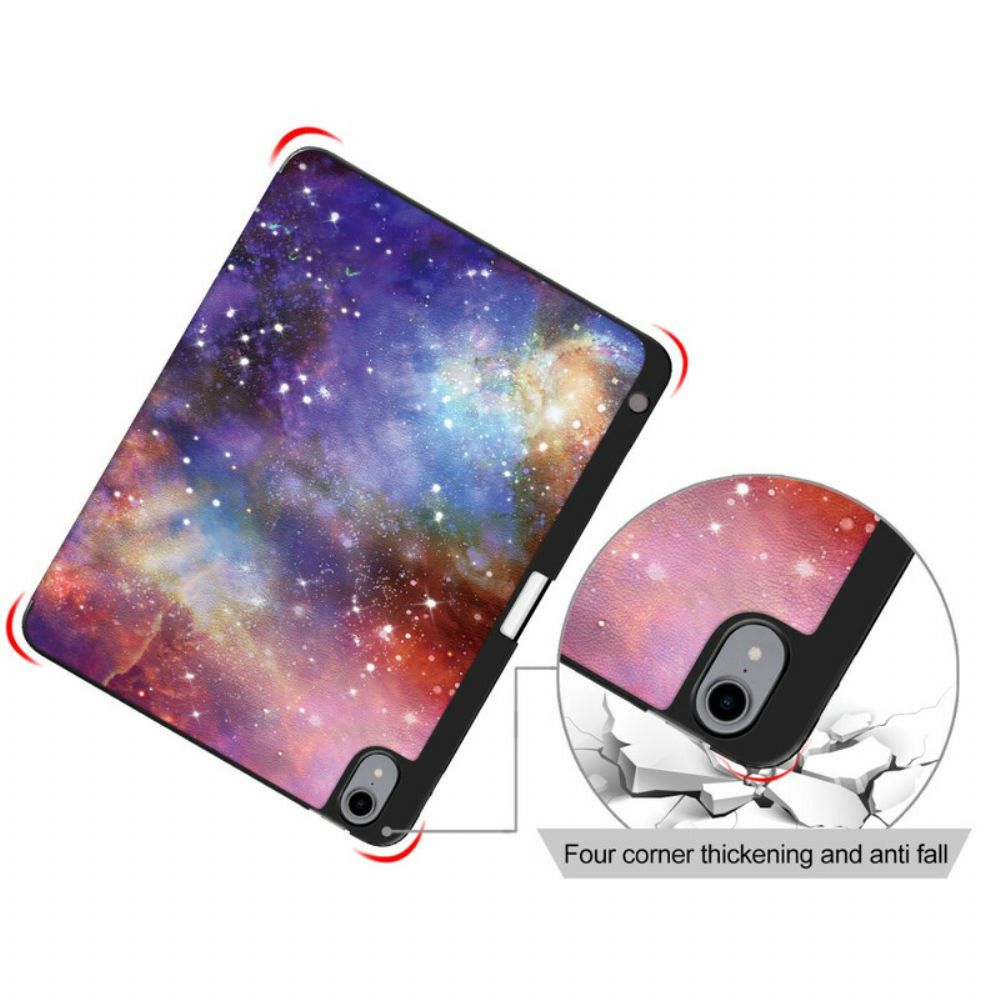 Bescherming Hoesje voor iPad Air (2022) Universe Stylus Houder