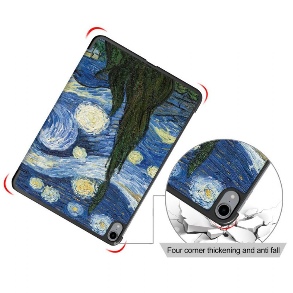 Bescherming Hoesje voor iPad Air (2022) Van Gogh