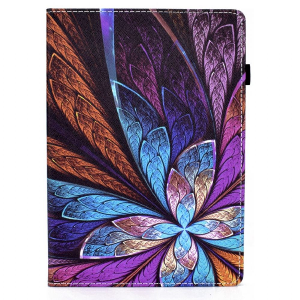 Cover voor iPad Air (2022) Abstracte Bloem