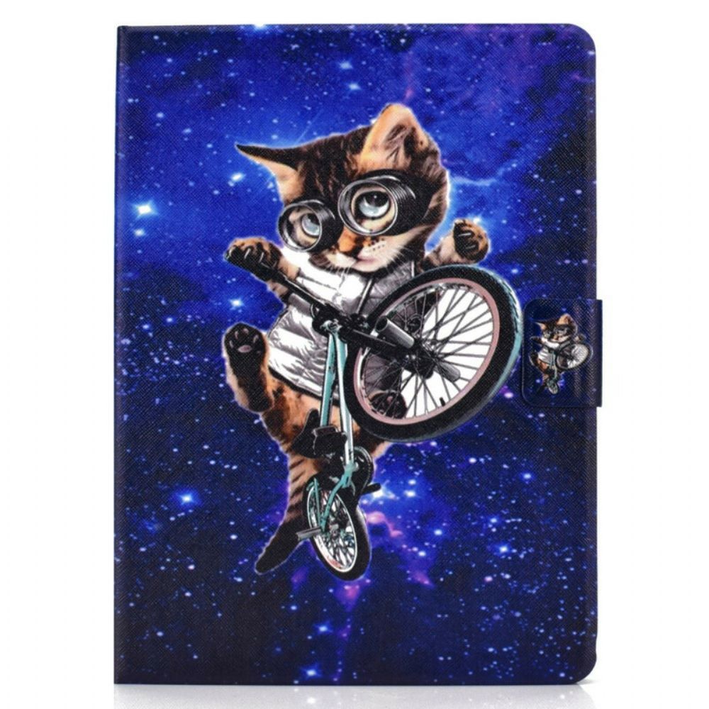 Flip Case voor iPad Air (2022) Cyclo-kat