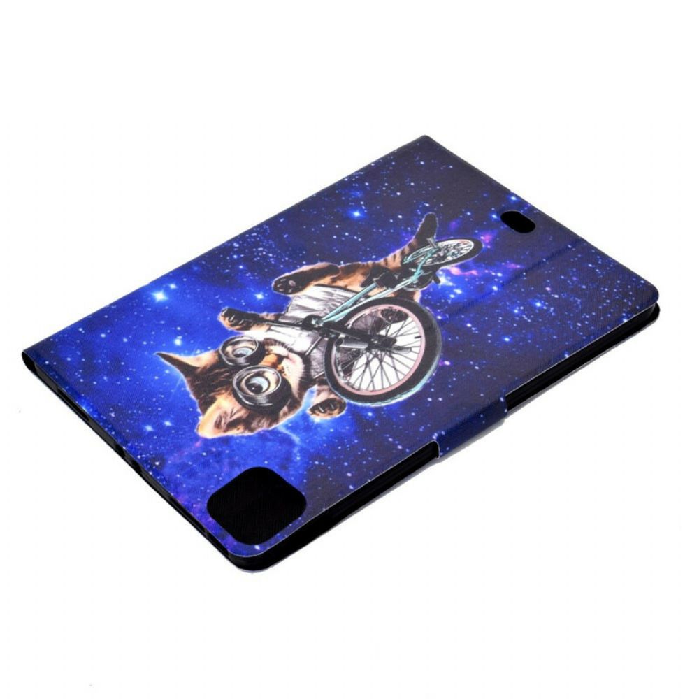 Flip Case voor iPad Air (2022) Cyclo-kat