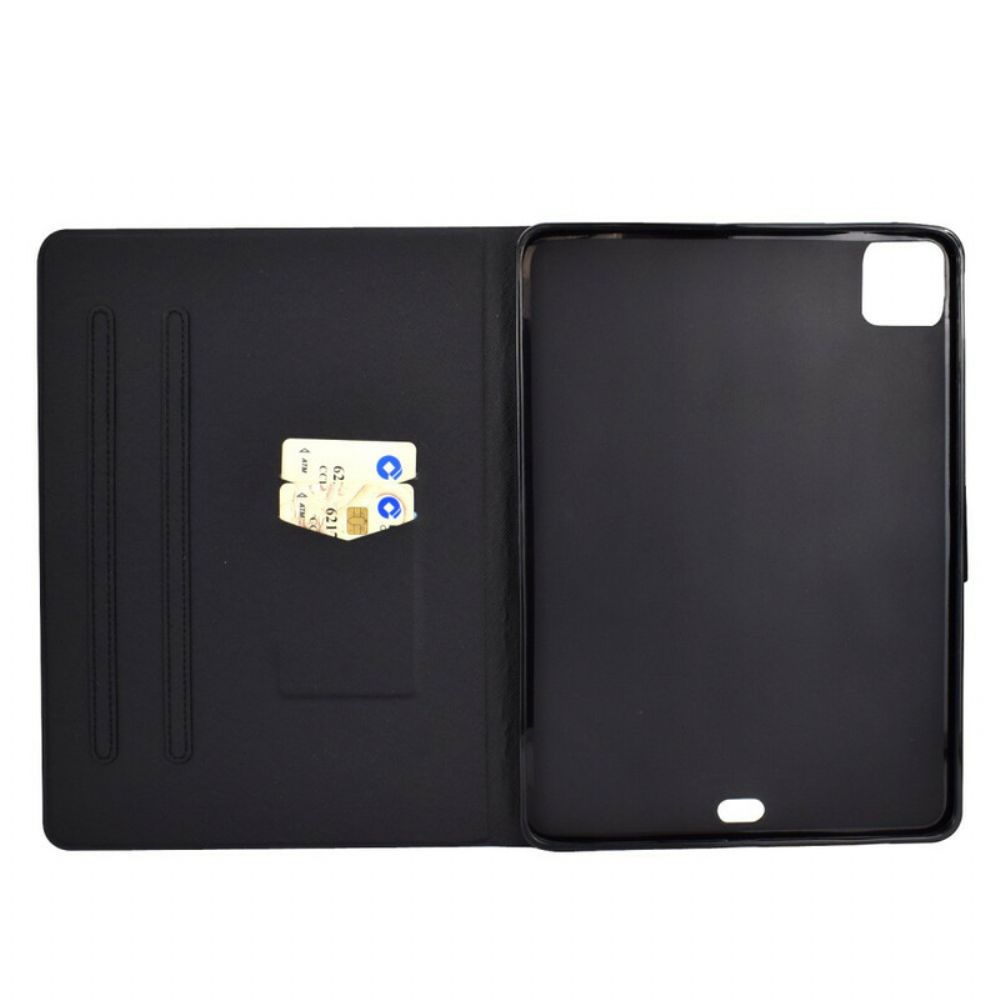 Flip Case voor iPad Air (2022) Cyclo-kat