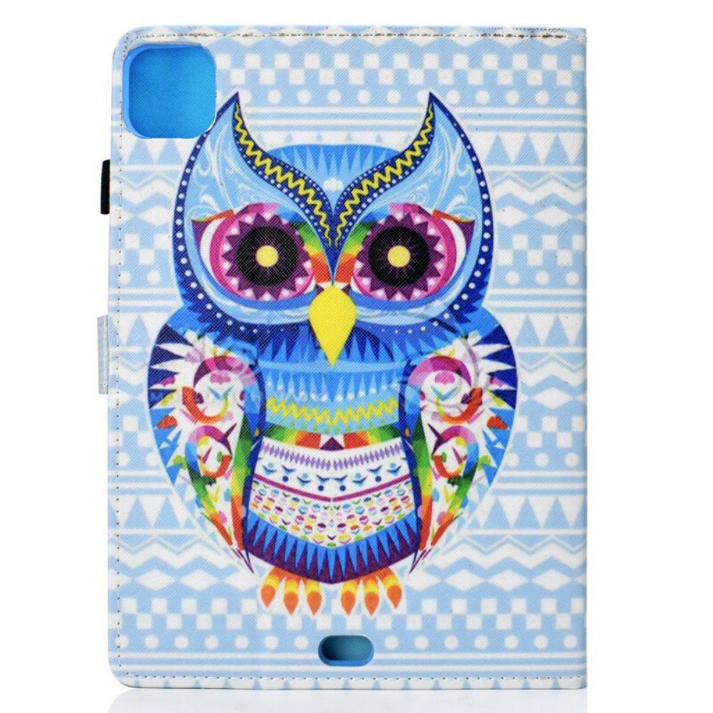 Flip Case voor iPad Air (2022) Uil Kunst