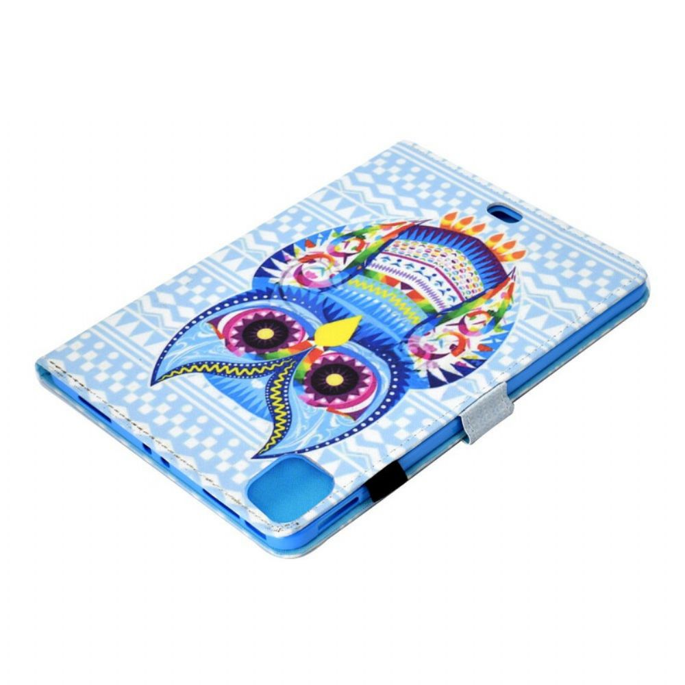 Flip Case voor iPad Air (2022) Uil Kunst