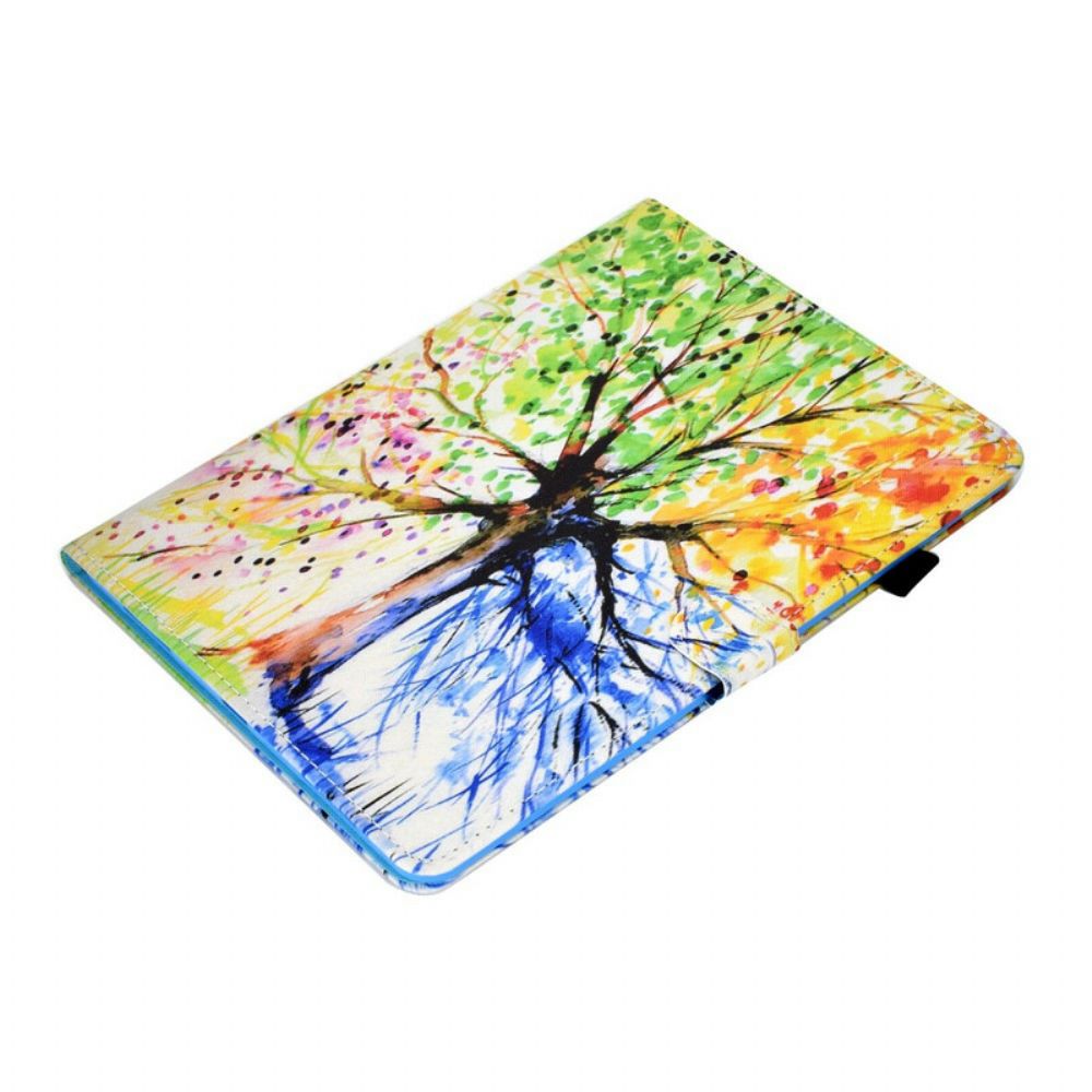 Folio-hoesje voor iPad Air (2022) Aquarel Boom