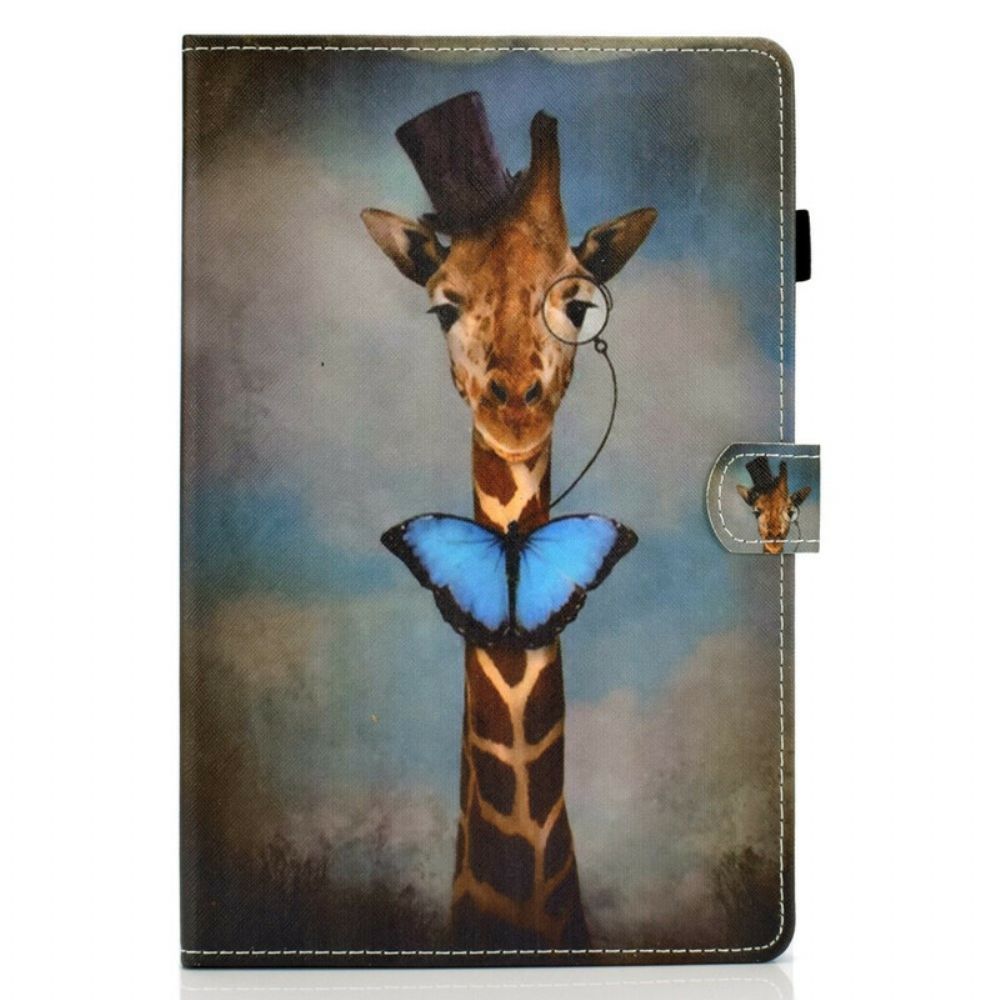 Folio-hoesje voor iPad Air (2022) Chique Giraf