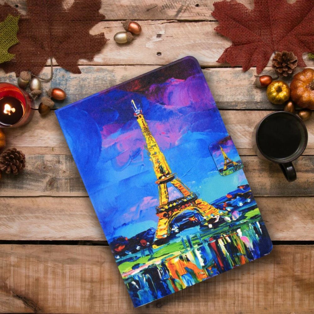 Folio-hoesje voor iPad Air (2022) Eiffeltoren Kunst