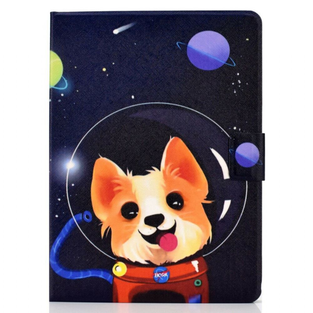 Leren Hoesje voor iPad Air (2022) Cosmo-hond