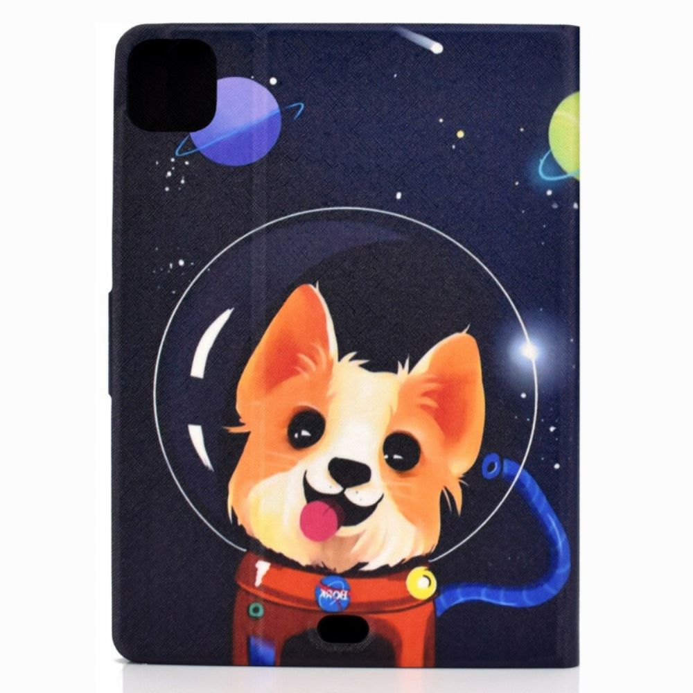 Leren Hoesje voor iPad Air (2022) Cosmo-hond