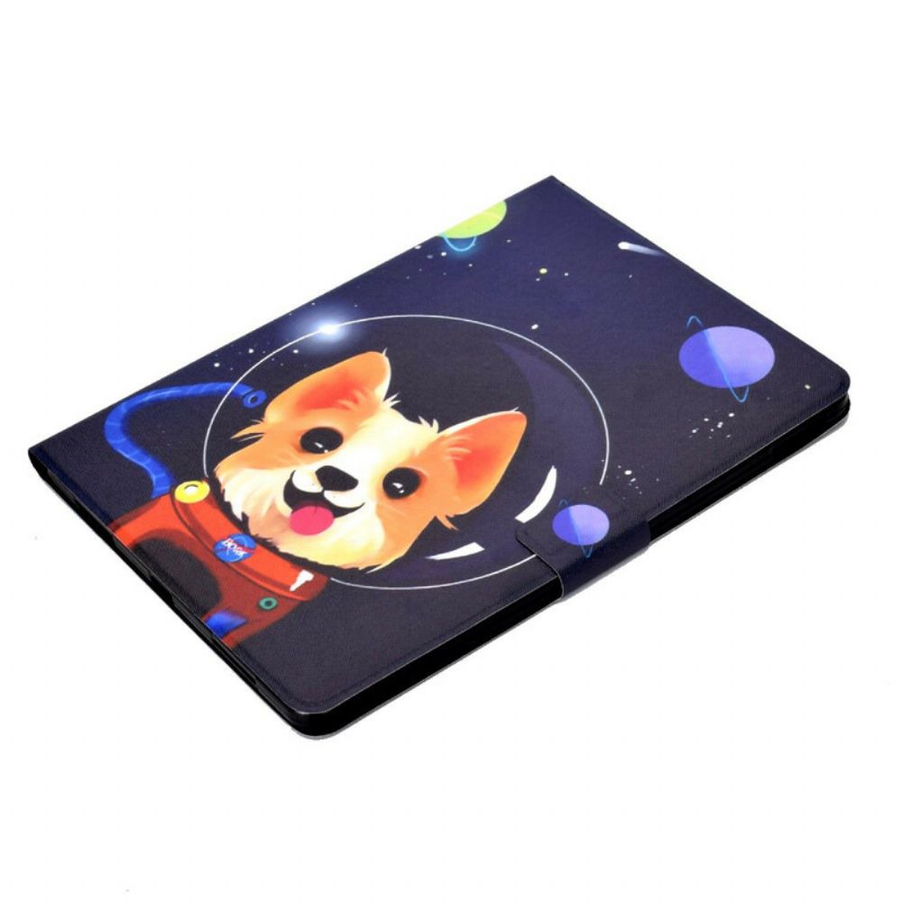 Leren Hoesje voor iPad Air (2022) Cosmo-hond