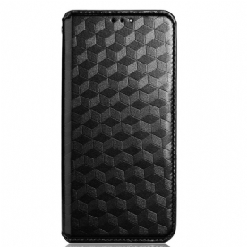 Bescherming Hoesje voor Xiaomi Redmi Note 11 Pro 4G / 5G Folio-hoesje 3d Diamanten Leereffect