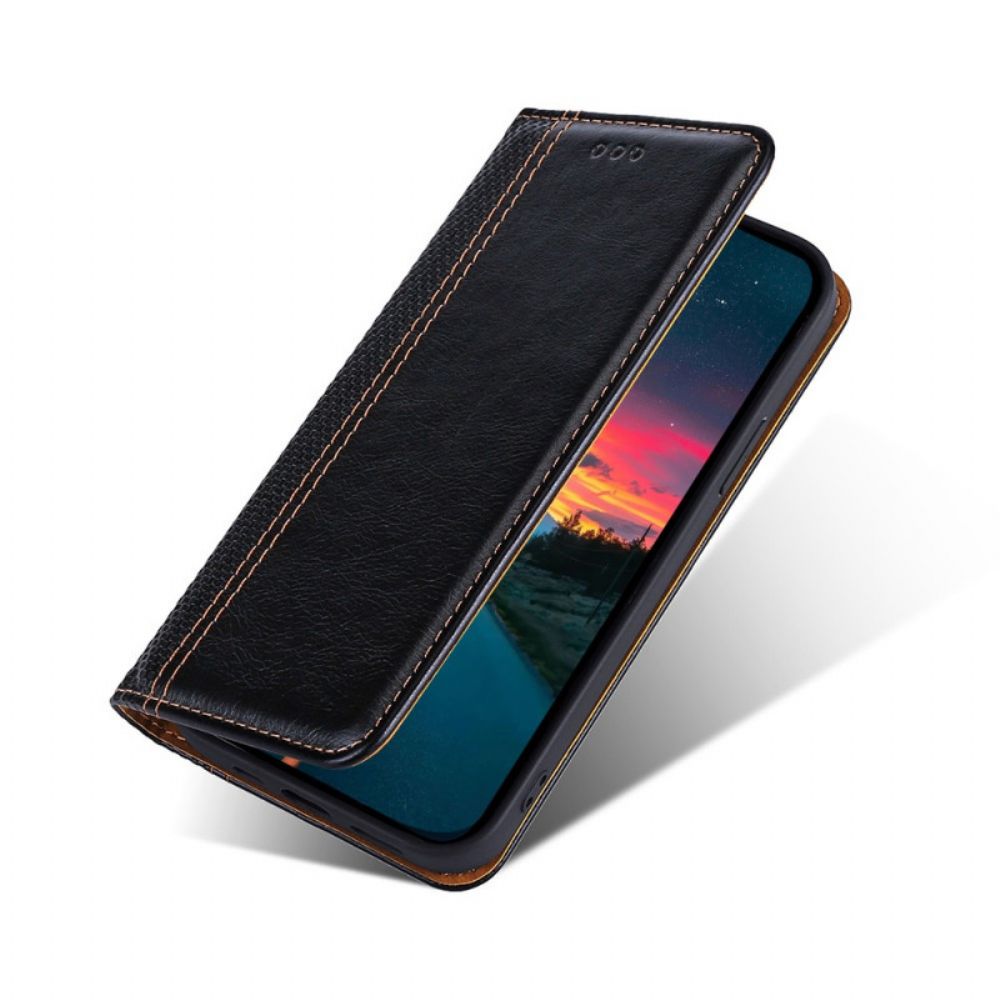 Bescherming Hoesje voor Xiaomi Redmi Note 11 Pro 4G / 5G Folio-hoesje Gestructureerd Leereffect